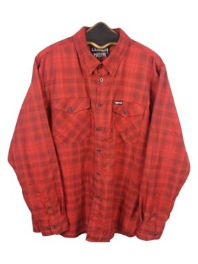Miller Thriller 43 Dixxon Collab Red Plaid Button-Up Shirt Mens 2XL Motocross